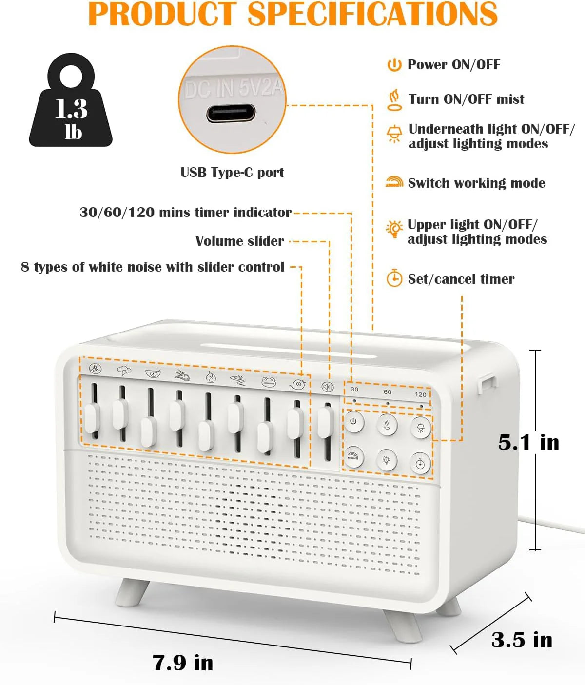HumiLet ™ Noise Humidifier